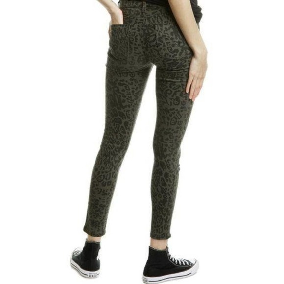 Hudson High Rise‎ Leopard Print Skinny Jeans 24 NWT - Picture 6 of 6